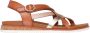 Skechers Desert Kiss Low Peak Rank Dames Sandalen Bruin - Thumbnail 1