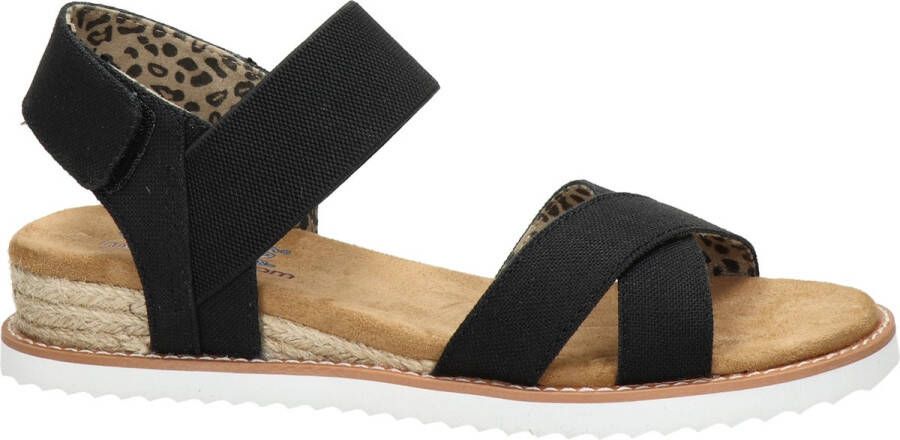 Skechers Sandalen Desert Kiss Secret Picnic 33386 BLK Zwart
