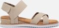 Skechers Desert Kiss Secret Picnic Dames Sneakers Gebroken Wit Beige - Beige