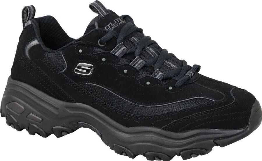 Skechers D'Lites 52675 BBK Mannen Zwart Sneakers Sportschoenen - Foto 1