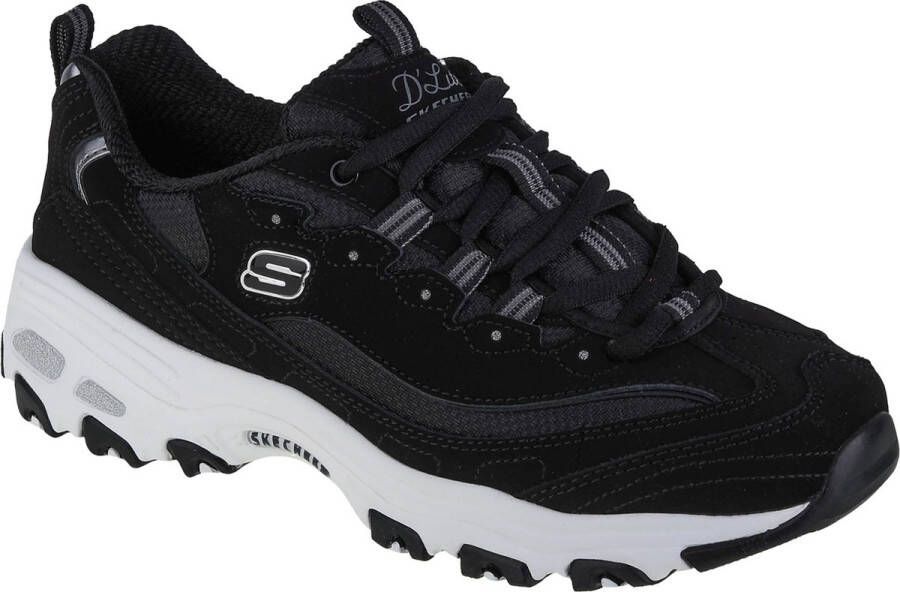 Skechers D'Lites Biggest Fan 11930-BLK Vrouwen Zwart Sneakers