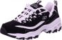 Skechers D'LITES-BIGGEST FAN Sneakers Vrouwen Black White - Thumbnail 1