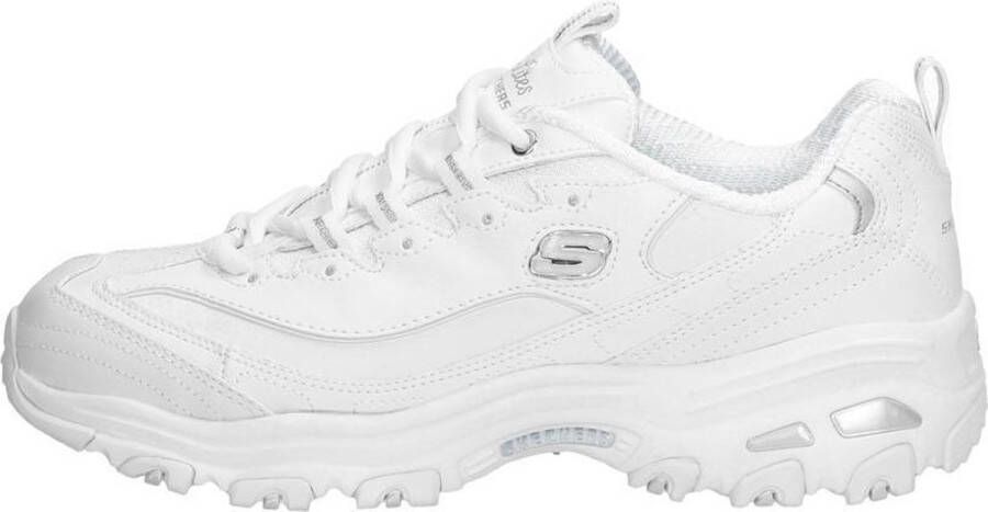 Skechers D'Lites Fresh Start Dames Sneakers Wit