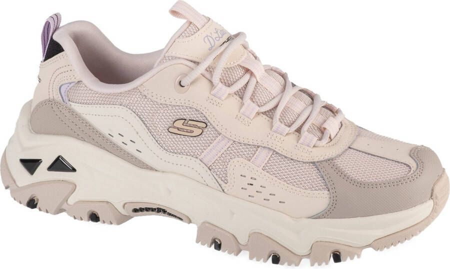 Skechers D'Lites Hiker 180128-NTMT Vrouwen Beige Sportschoenen Sneakers