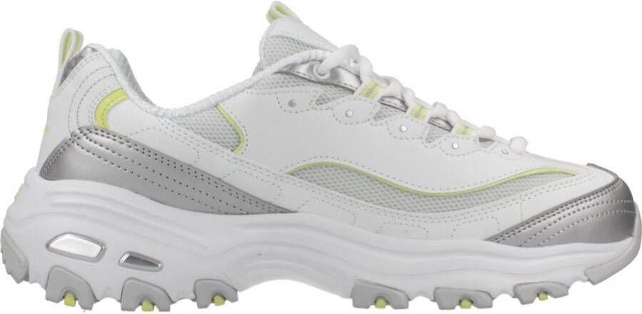 Skechers Sneakers D'LITES-CHROMATIC plateausneaker veterschoen met metallic accenten