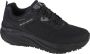 Skechers D'Lux Trail 237336-BBK Mannen Zwart Sneakers - Thumbnail 3