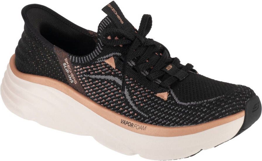 Skechers Slip-Ins: D'lux Vapor Evening Glow Vrouwen Zwart Sneakers Sportschoenen