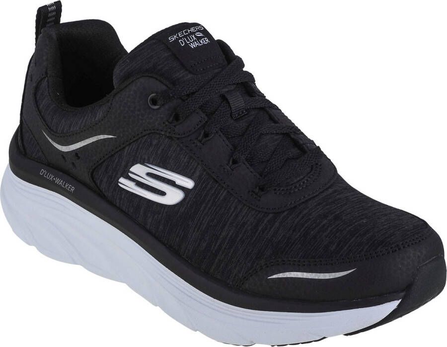 Skechers D'Lux Walker-Cool Groove 149336-BKW Vrouwen Zwart Sneakers Sportschoenen