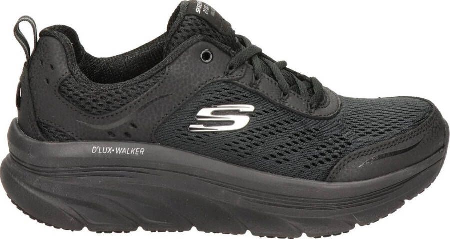 Skechers d'Lux Walker Dames Sneakers Black