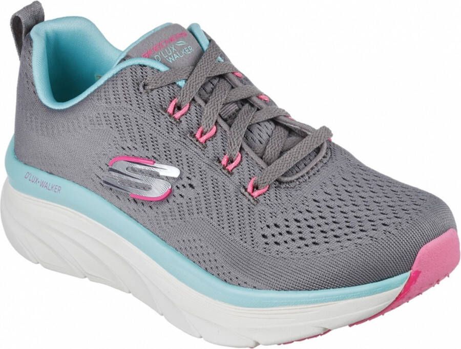 Skechers D'LUX WALKER-FRESH FINESSE Gray Multi 40