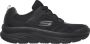 Skechers Sort D Lux Walker Bn 1073 Sneakers Zwart Heren - Thumbnail 1