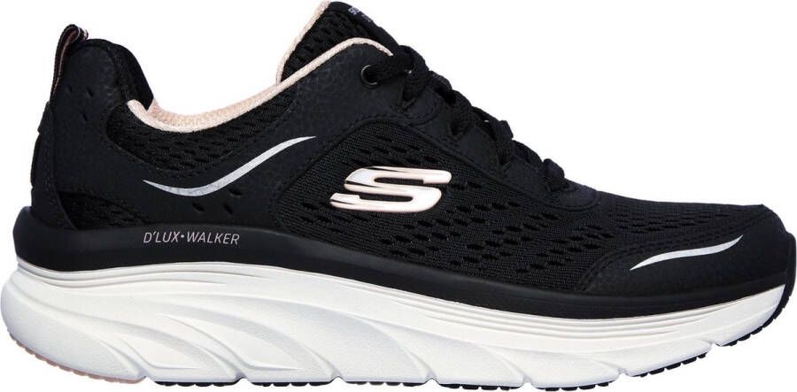 Skechers D'lux Walker Infinite Motion Sneakers Vrouwen zwart roze