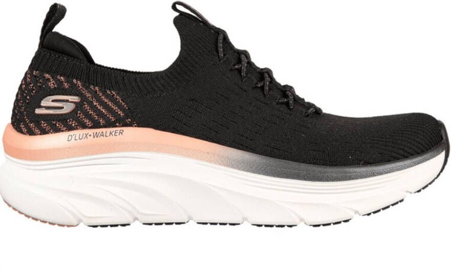 Skechers D'Lux Walker Let It Glow Vrouwen Zwart Sneakers Sportschoenen