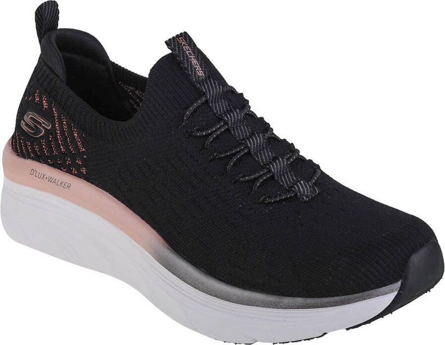 Skechers D'Lux Walker Let It Glow Vrouwen Zwart Sneakers Sportschoenen