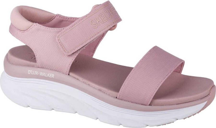 Skechers D'Lux Walker-New Block 119226-BLSH Vrouwen Roze sportsandalen maat: 40 EU