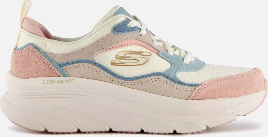 Skechers D`Lux Walker Sneaker Stijlvol en Comfortabel Beige Dames - Foto 4