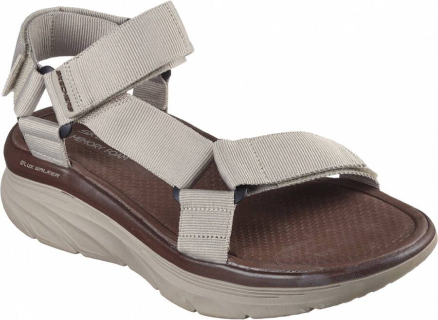 Skechers D'LUX Walker sandaal heren beige