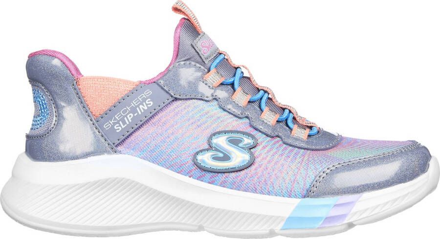 Skechers Dreamy Lites Colorful Prism Meisjes Instappers Grijs