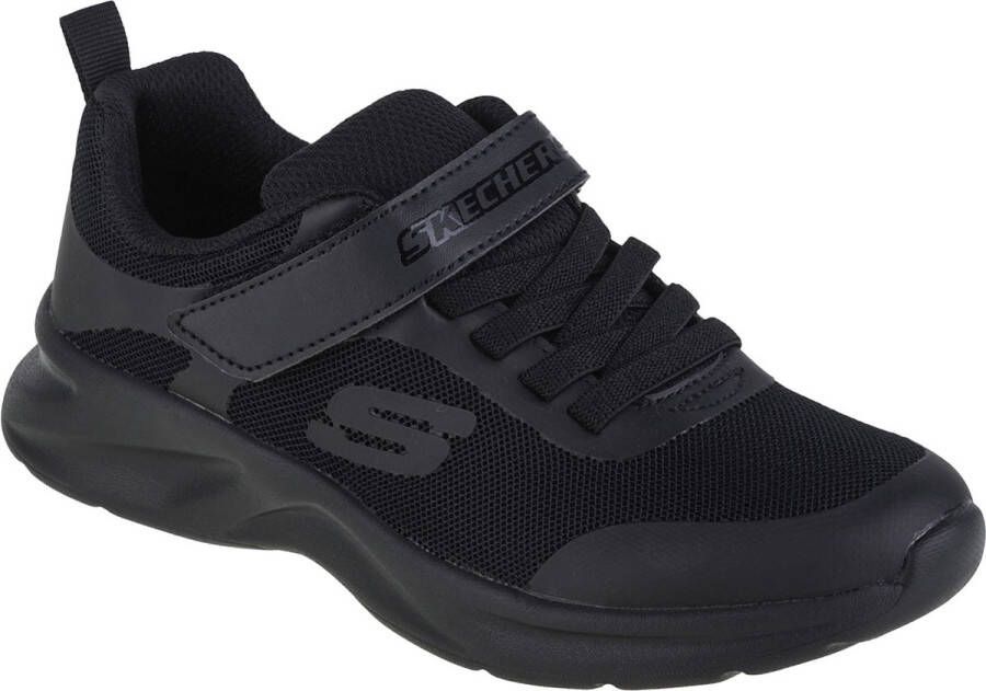 Skechers Dynamati L-BBK voor een jongen Zwart Sneakers Sportschoenen