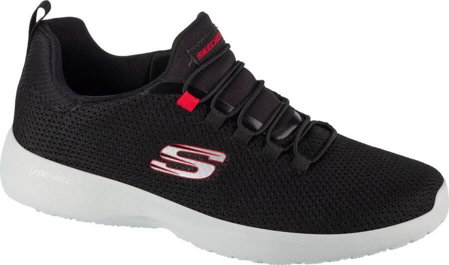 Skechers Dynamight 58360-BKRD Mannen Zwart Trainingschoenen Sportschoenen