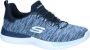 Skechers Dynamight Break-Through dames sneakers Blauw Maat Extra comfort Memory Foam41 - Thumbnail 1