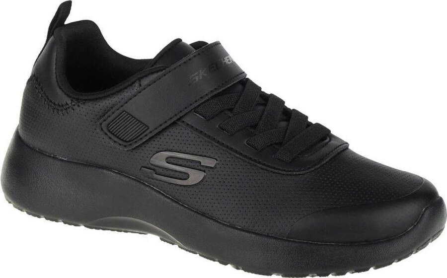 Skechers Dynamight Day School 97772L BBK voor een jongen Zwart Sneakers Sportschoenen
