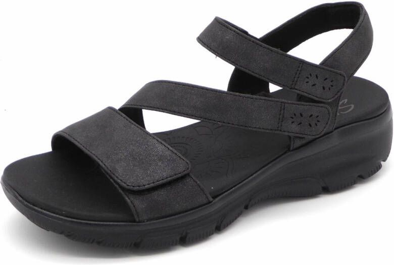 Skechers Easy Going-All Day Chic Dames Sandaal 163532 Zwart