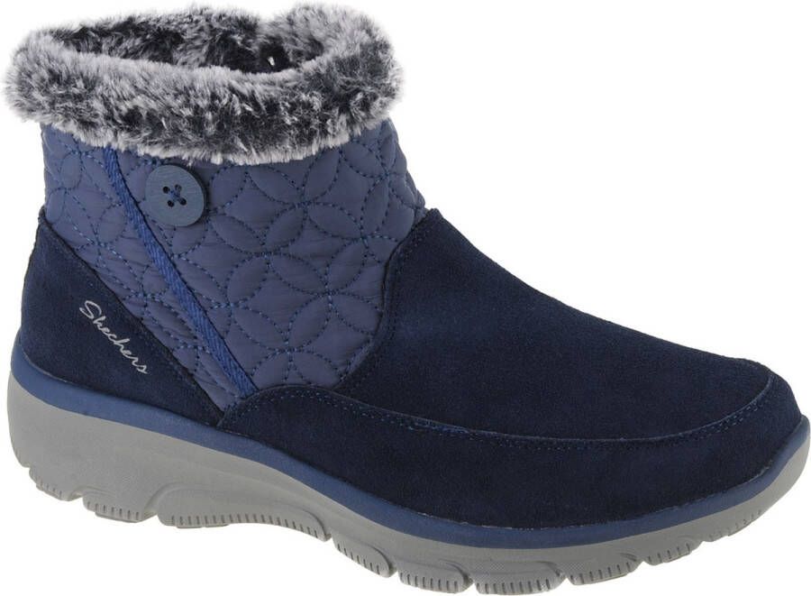 Skechers Easy Going Cozy Puffer 167260-NVY Vrouwen Marineblauw Laarzen Sneeuw