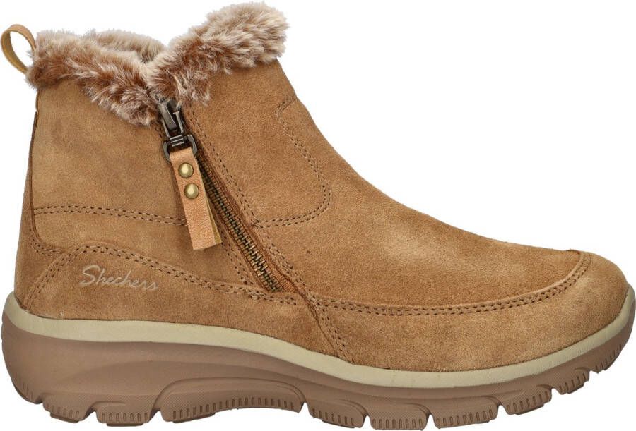 Skechers Easy Going Cool Zip! 167862-TAN Vrouwen Beige Laarzen Sneeuw laarzen