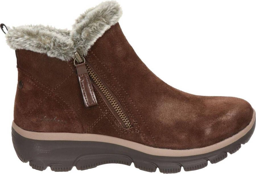 Skechers Winterlaarzen EASY GOING HIGH ZIP Winterlaars met faux-bont kraag
