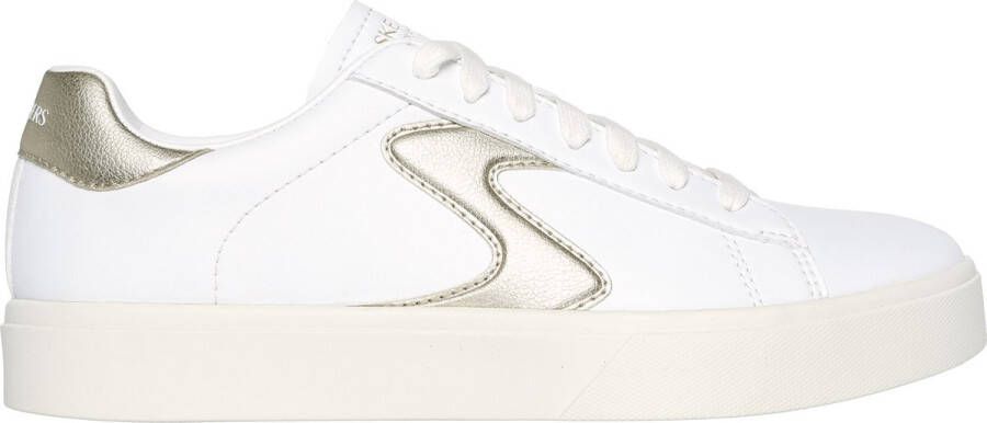 Skechers Eden LX-Beaming Glory 185016-WTGD Vrouwen Wit Sneakers