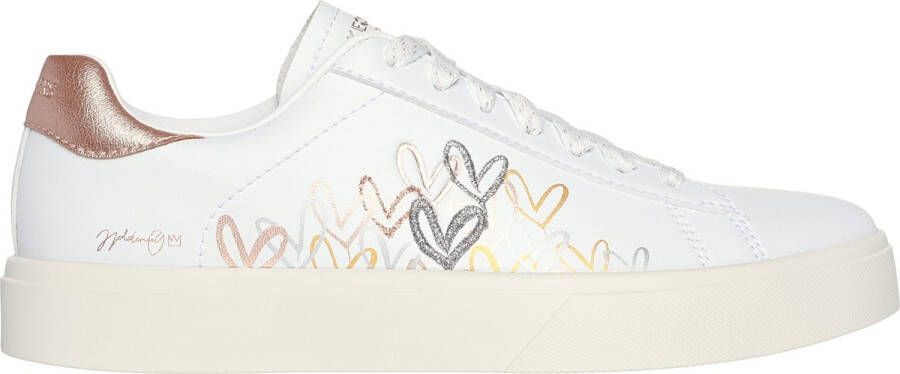 Skechers Eden Lx Gleaming Hearts Dames Sneakers Wit;Multicolour