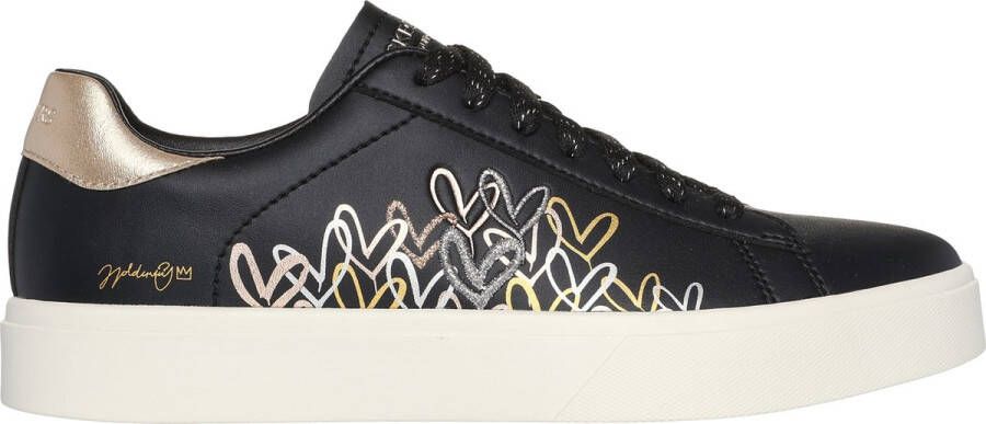 Skechers Eden Lx Gleaming Hearts Dames Sneakers Zwart;Multicolour