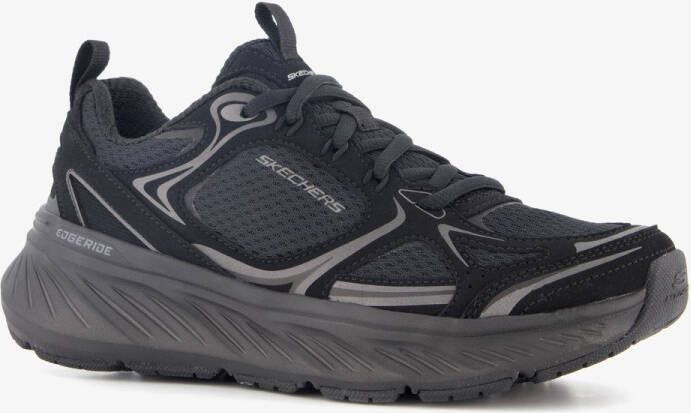 Skechers Edgeride Silver Eclipse sneakers zwart Extra comfort Memory Foam