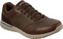 Skechers Elent Velago heren sneakers Bruin Extra comfort Memory Foam - Thumbnail 2