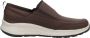 Skechers Equalizer 5.0 Harvey Heren Instappers Donkerbruin - Thumbnail 1