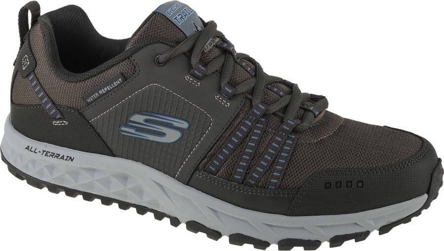 Skechers Escape Plan 51591-PEW Mannen Grijs Trekkingschoenen