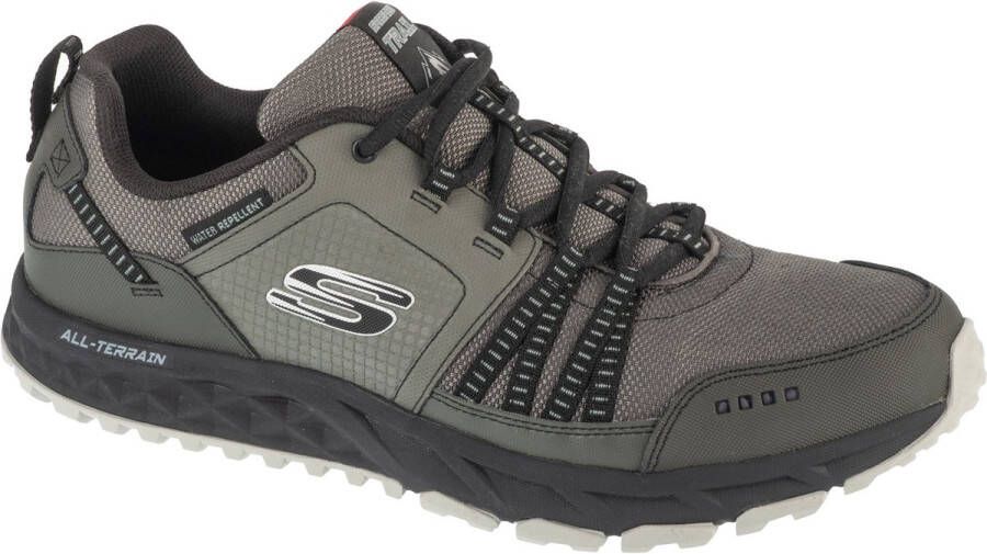 Skechers Escape Plan Mannen Grijs Trekkingschoenen