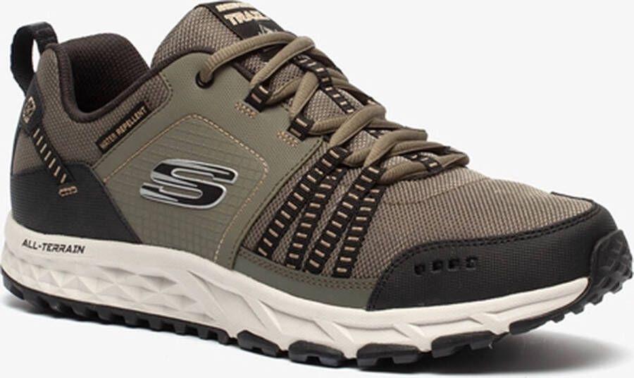 Skechers leren heren wandelschoenen waterafstotend Beige Winddicht Ademend materiaal