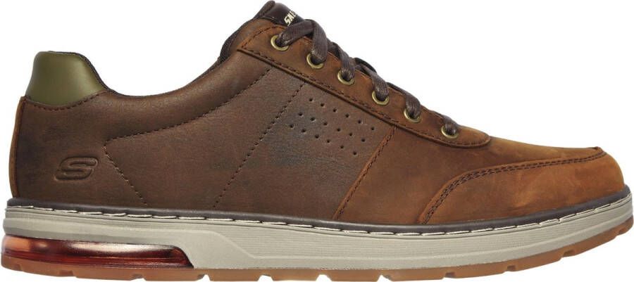 Skechers Evenston-Fanton Heren Veterschoenen Dark Brown