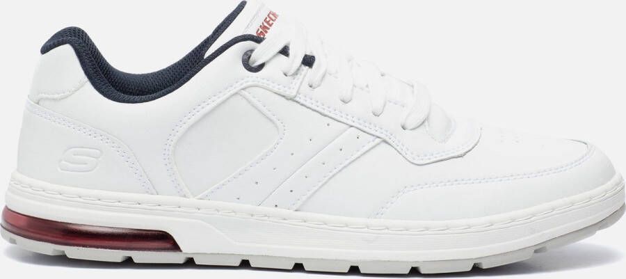 Skechers Evenston Sneakers Wit Textiel Heren