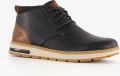 Skechers Evenston Renli leren veterschoenen zwart bruin - Zwart