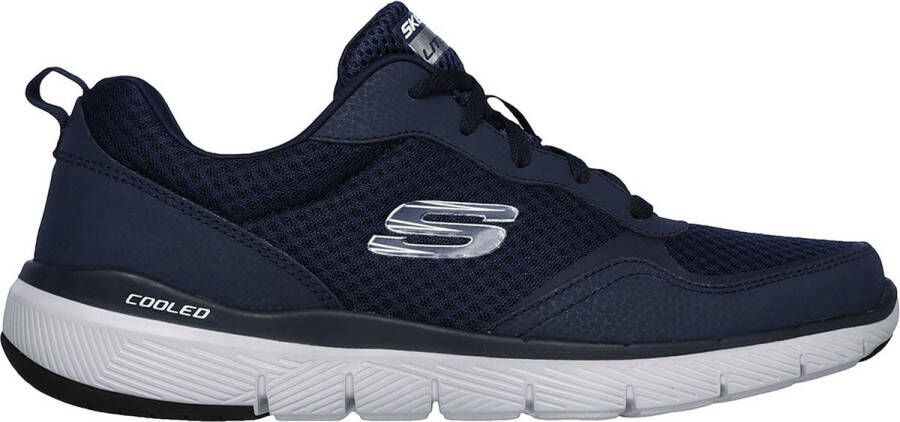 Skechers Herensneakers voor sportief wandelen Flex Appeal blauw