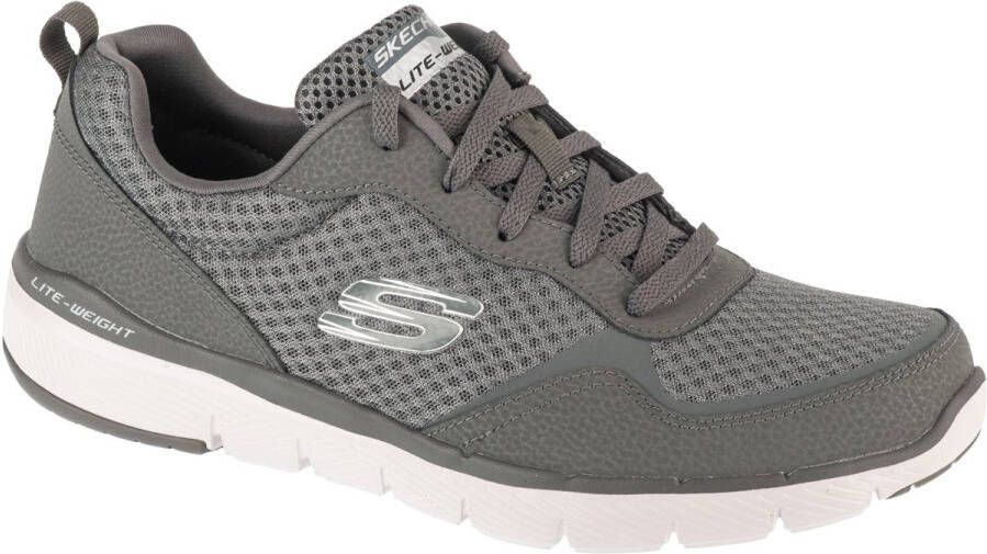 Skechers Flex Advantage 3.0 Mannen Grijs Trainingschoenen