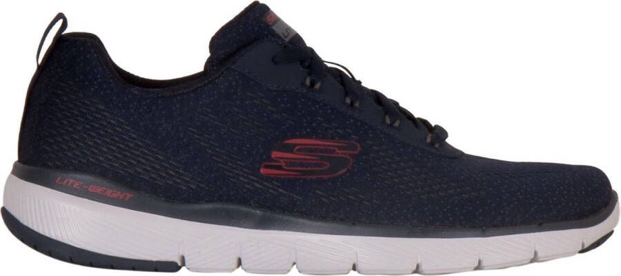 Skechers Flex Advantage 3.0 Sneakers Mannen navy grijs rood - Foto 1