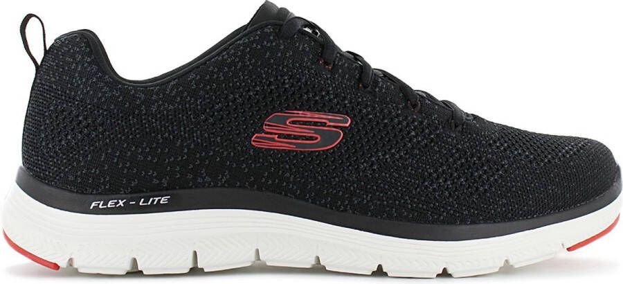 Skechers Flex Advantage 4.0 Handor Heren Sneakers Schoenen Zwart 232365-BKRD