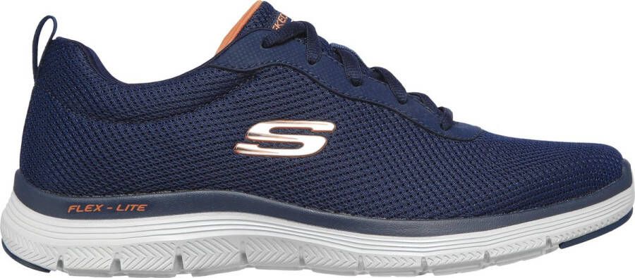 Skechers Flex Advantage 4.0 heren sneakers blauw Extra comfort Memory Foam