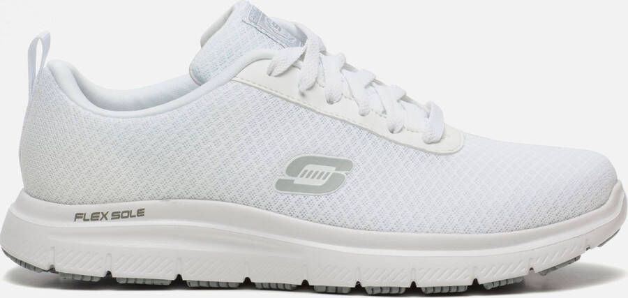 Skechers Werkschoenen Veterschoen voor de horeca onderhoud met gepolsterde binnenzool