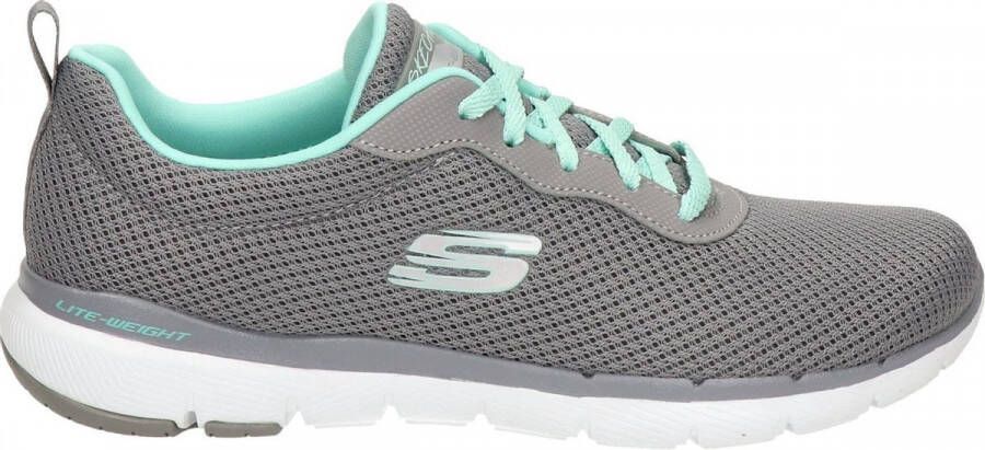 Skechers Flex Appeal 3.0 dames sneaker Grijs