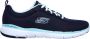 Skechers Flex Appeal 3.0 First Insight 13070-NVAQ Vrouwen Marineblauw Sneakers - Thumbnail 1